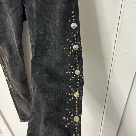 Grey Scotch & Soda Racer Skinny Jeans with cool studs  - Size 25/26, barely worn - Picture 5 of 8